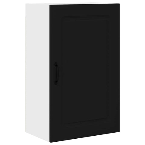 vidaXL Kitchen Wall Cabinet Black 50 x 31 x 80 cm Engineered Wood