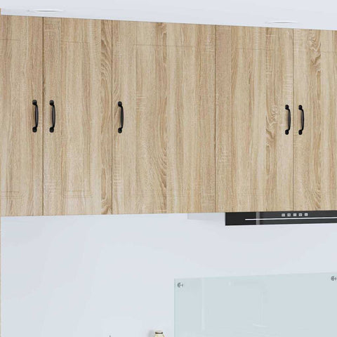 vidaXL Kitchen Wall Cabinet Sonoma Oak 50 x 31 x 80 cm Engineered Wood