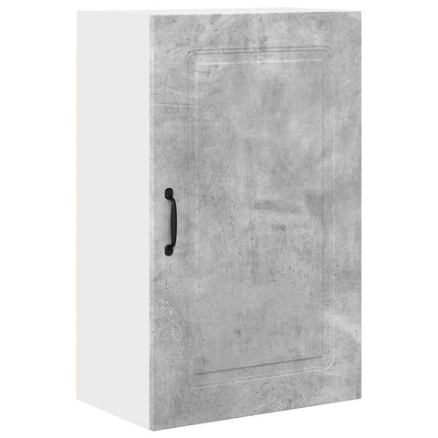 vidaXL Kitchen Wall Cabinet with Shelf Concrete Grey 50 x 31 x 80 cm