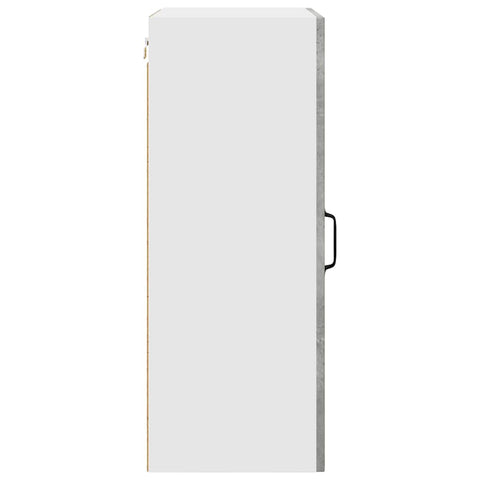 vidaXL Kitchen Wall Cabinet with Shelf Concrete Grey 50 x 31 x 80 cm
