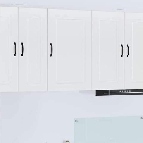 vidaXL Kitchen Wall Cabinet with Door High Gloss White 50 x 31 x 80 cm
