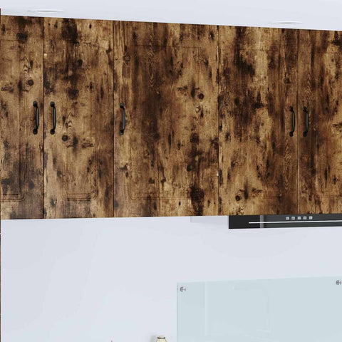 vidaXL Kitchen Wall Cabinet Smoked Oak 50 x 31 x 80 cm Engineered Wood