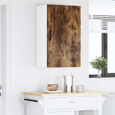 vidaXL Kitchen Wall Cabinet Smoked Oak 50 x 31 x 80 cm Engineered Wood