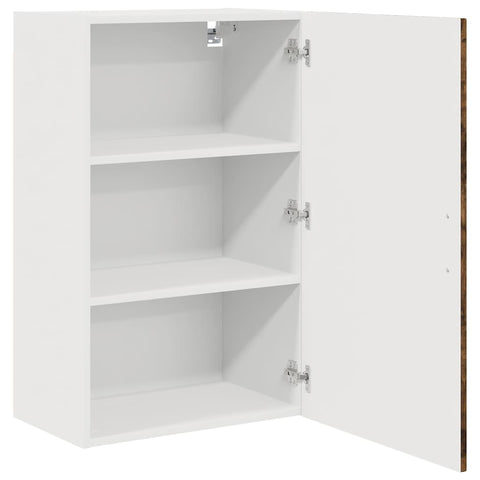 vidaXL Kitchen Wall Cabinet Smoked Oak 50 x 31 x 80 cm Engineered Wood