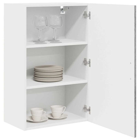 vidaXL Kitchen Wall Cabinet with Shelf Grey Sonoma 50 x 31 x 80 cm