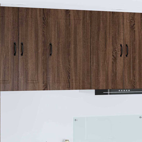 vidaXL Kitchen Wall Cabinet Brown Oak 50 x 31 x 80 cm Engineered Wood