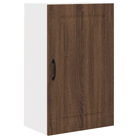 vidaXL Kitchen Wall Cabinet Brown Oak 50 x 31 x 80 cm Engineered Wood