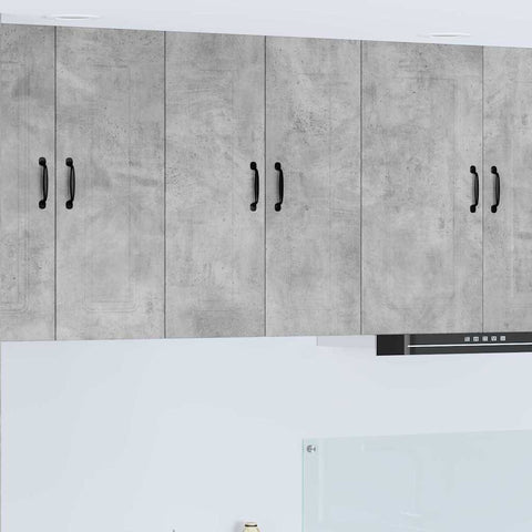 vidaXL Kitchen Wall Cabinet with Shelf Concrete Grey 60 x 31 x 80 cm