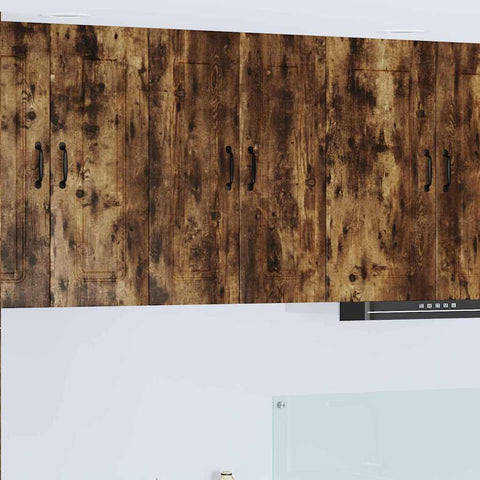 vidaXL Kitchen Wall Cabinet Smoked Oak 60 x 31 x 80 cm Engineered Wood