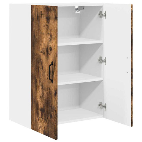 vidaXL Kitchen Wall Cabinet Smoked Oak 60 x 31 x 80 cm Engineered Wood