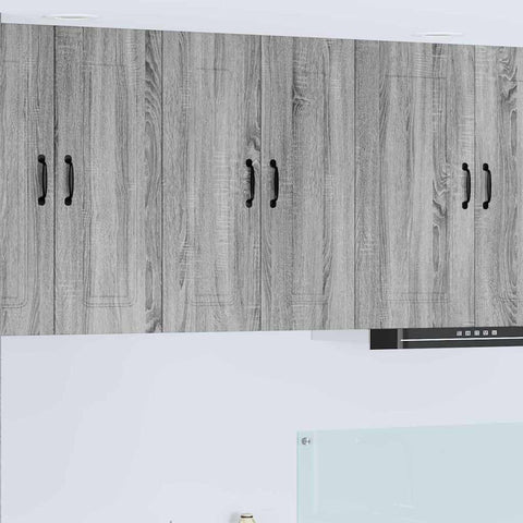 vidaXL Kitchen Wall Cabinet with Shelf Grey Sonoma 60 x 31 x 80 cm