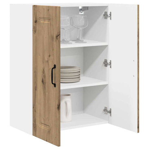 vidaXL Kitchen Wall Cabinet with Shelf Artisan Oak 60 x 31 x 80 cm