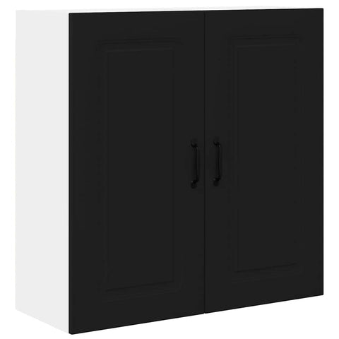 vidaXL Kitchen Wall Cabinet Black 80 x 31 x 80 cm Engineered Wood