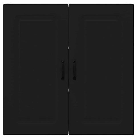 vidaXL Kitchen Wall Cabinet Black 80 x 31 x 80 cm Engineered Wood