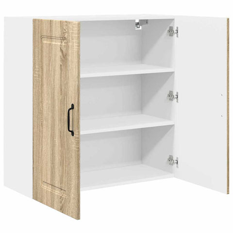 vidaXL Kitchen Wall Cabinet Sonoma Oak 80 x 31 x 80 cm Engineered Wood