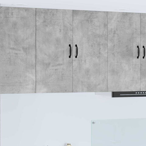vidaXL Kitchen Wall Cabinet with Shelf Concrete Grey 80 x 31 x 80 cm