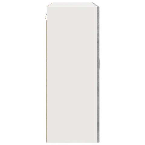 vidaXL Kitchen Wall Cabinet with Shelf Concrete Grey 80 x 31 x 80 cm