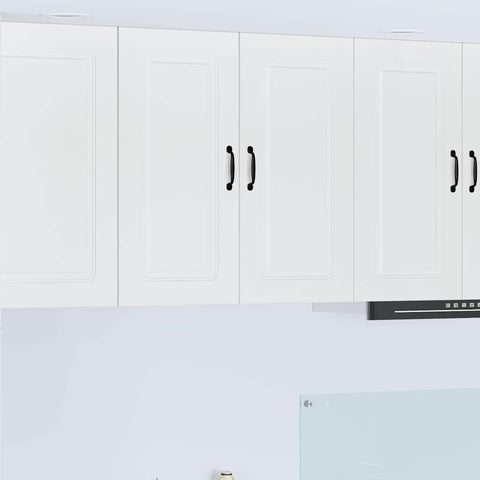 vidaXL Kitchen Wall Cabinet with Door High Gloss White 80 x 31 x 80 cm