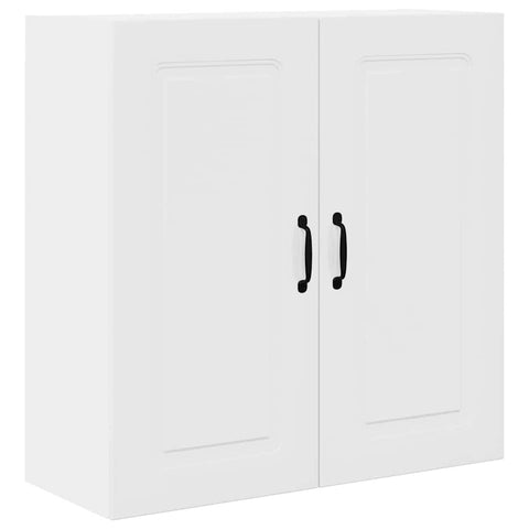 vidaXL Kitchen Wall Cabinet with Door High Gloss White 80 x 31 x 80 cm