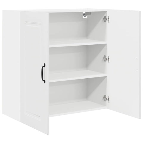 vidaXL Kitchen Wall Cabinet with Door High Gloss White 80 x 31 x 80 cm