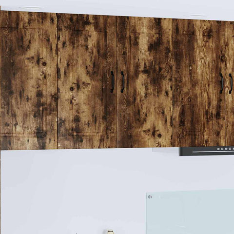vidaXL Kitchen Wall Cabinet Smoked Oak 80 x 31 x 80 cm Engineered Wood