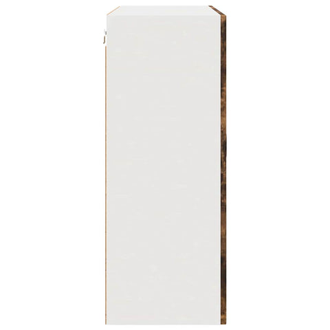 vidaXL Kitchen Wall Cabinet Smoked Oak 80 x 31 x 80 cm Engineered Wood