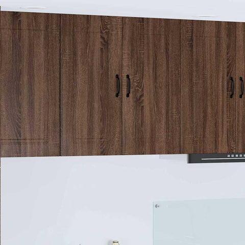 vidaXL Kitchen Wall Cabinet Brown Oak 80 x 31 x 80 cm Engineered Wood