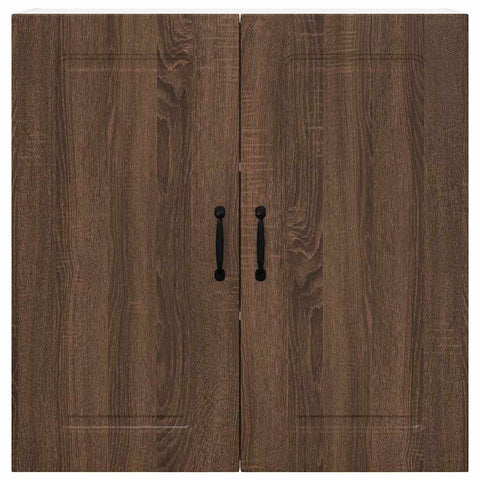 vidaXL Kitchen Wall Cabinet Brown Oak 80 x 31 x 80 cm Engineered Wood
