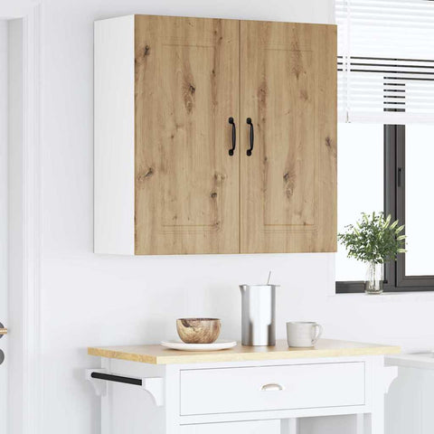 vidaXL Kitchen Wall Cabinet with Shelf Artisan Oak 80 x 31 x 80 cm