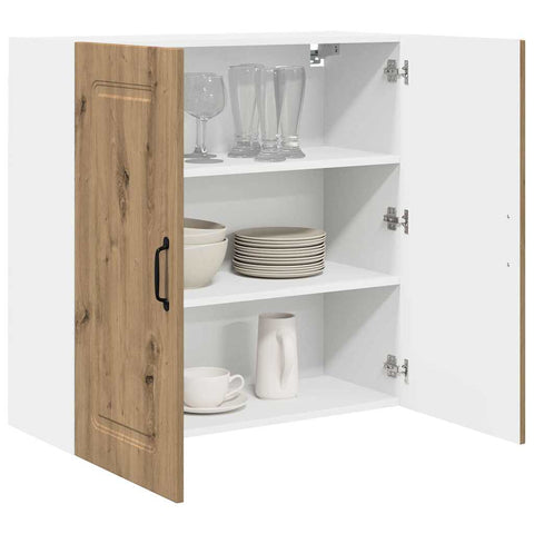 vidaXL Kitchen Wall Cabinet with Shelf Artisan Oak 80 x 31 x 80 cm
