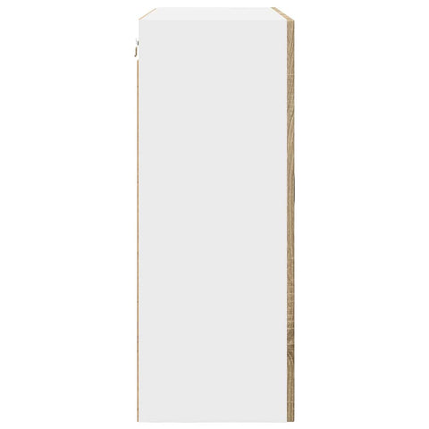 vidaXL Kitchen Wall Cabinet Sonoma Oak 80 x 31 x 80 cm Engineered Wood