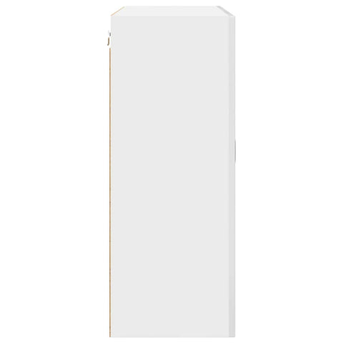 vidaXL Kitchen Wall Cabinet with Door High Gloss White 80 x 31 x 80 cm
