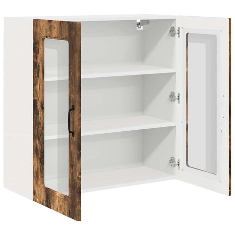 vidaXL Kitchen Wall Cabinet Smoked Oak 80 x 31 x 80 cm Engineered Wood