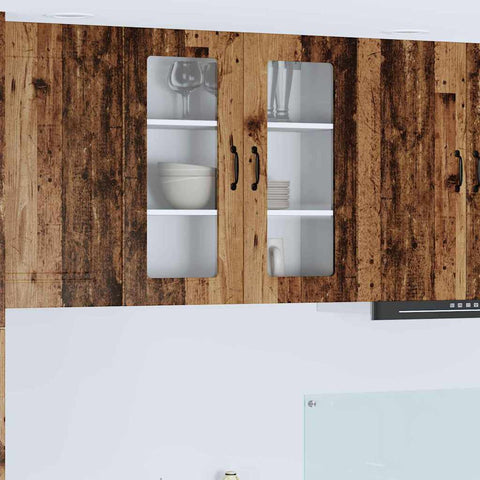 vidaXL Kitchen Wall Cabinet Old Wood 80 x 31 x 80 cm Engineered Wood