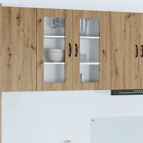 vidaXL Kitchen Wall Cabinet with Shelf Artisan Oak 80 x 31 x 80 cm