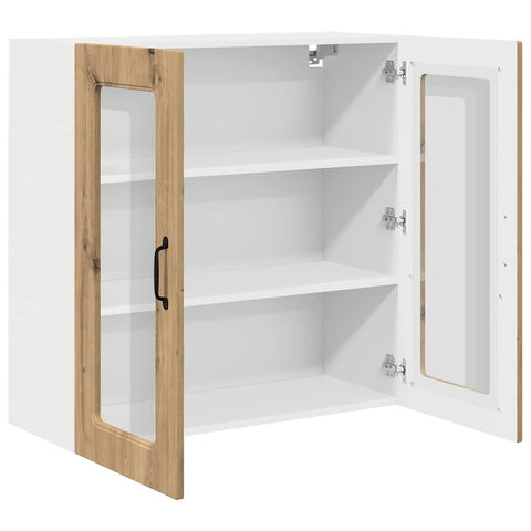 vidaXL Kitchen Wall Cabinet with Shelf Artisan Oak 80 x 31 x 80 cm