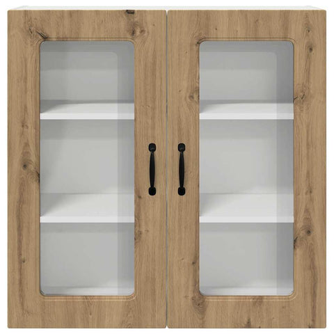 vidaXL Kitchen Wall Cabinet with Shelf Artisan Oak 80 x 31 x 80 cm