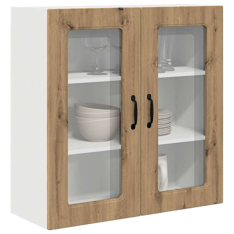 vidaXL Kitchen Wall Cabinet with Shelf Artisan Oak 80 x 31 x 80 cm