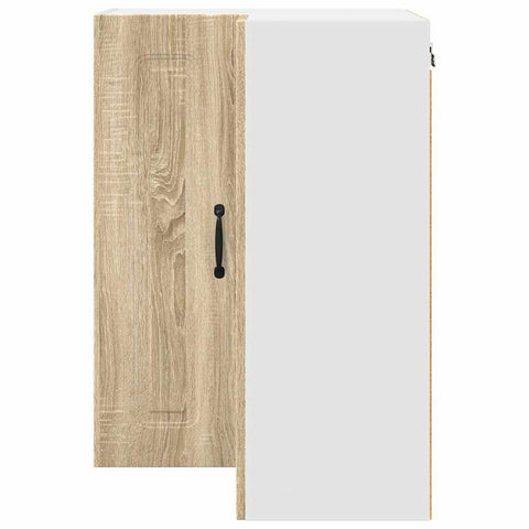 vidaXL Kitchen Wall Cabinet Sonoma Oak 57 x 57 x 80 cm Engineered Wood