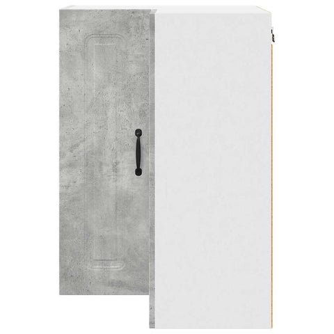 vidaXL Kitchen Wall Cabinet with Shelf Concrete Grey 57 x 57 x 80 cm