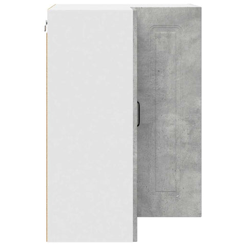 vidaXL Kitchen Wall Cabinet with Shelf Concrete Grey 57 x 57 x 80 cm