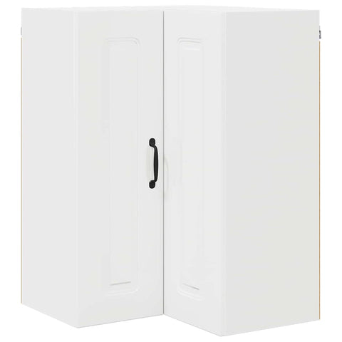 vidaXL Kitchen Wall Cabinet with Door High Gloss White 57 x 57 x 80 cm