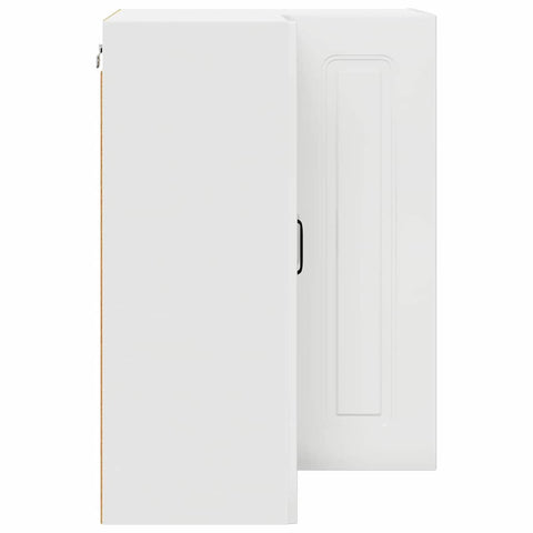 vidaXL Kitchen Wall Cabinet with Door High Gloss White 57 x 57 x 80 cm