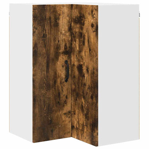 vidaXL Kitchen Wall Cabinet Smoked Oak 57 x 57 x 80 cm Engineered Wood