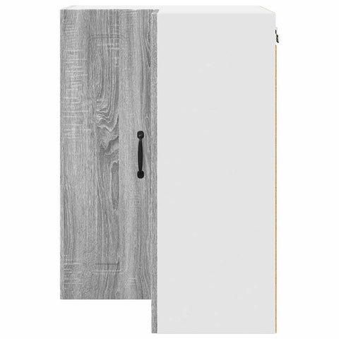 vidaXL Kitchen Wall Cabinet with Shelf Grey Sonoma 57 x 57 x 80 cm