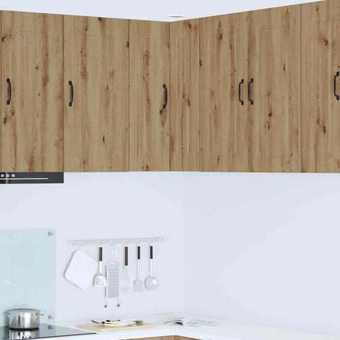 vidaXL Kitchen Wall Cabinet with Shelf Artisan Oak 57 x 57 x 80 cm