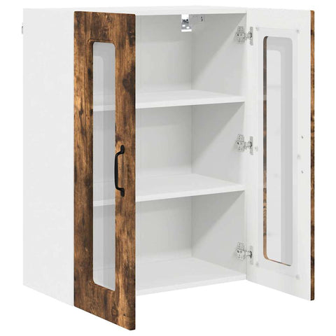 vidaXL Kitchen Wall Cabinet Smoked Oak 60 x 31 x 80 cm Engineered Wood