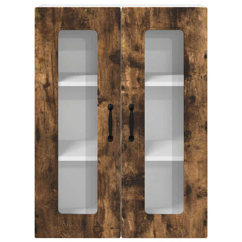 vidaXL Kitchen Wall Cabinet Smoked Oak 60 x 31 x 80 cm Engineered Wood