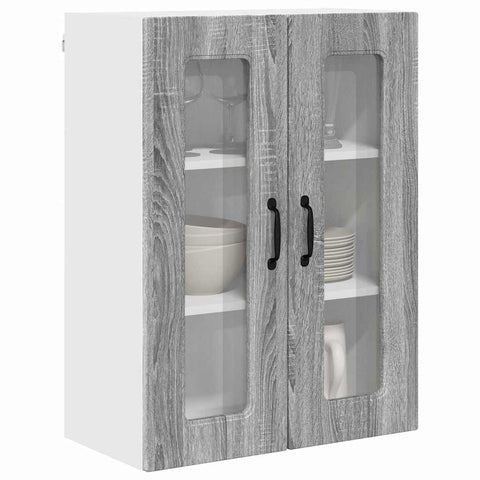 vidaXL Kitchen Wall Cabinet with Shelf Grey Sonoma 60 x 31 x 80 cm