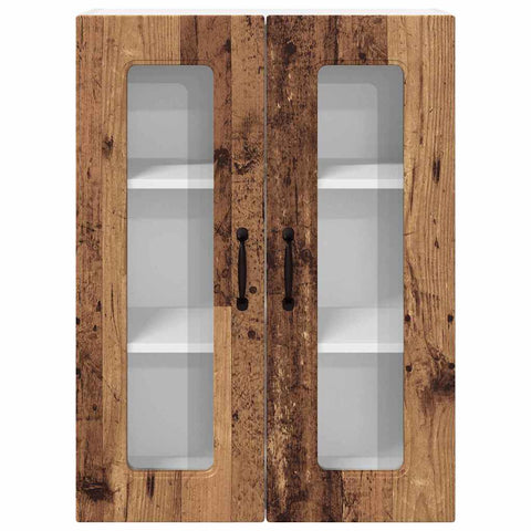 vidaXL Kitchen Wall Cabinet Old Wood 60 x 31 x 80 cm Engineered Wood